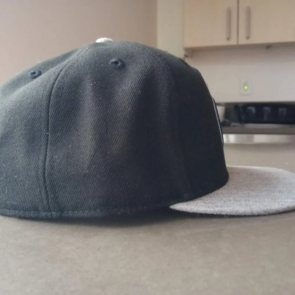 Real Madrid Black and Grey Snapback Cap Hat
